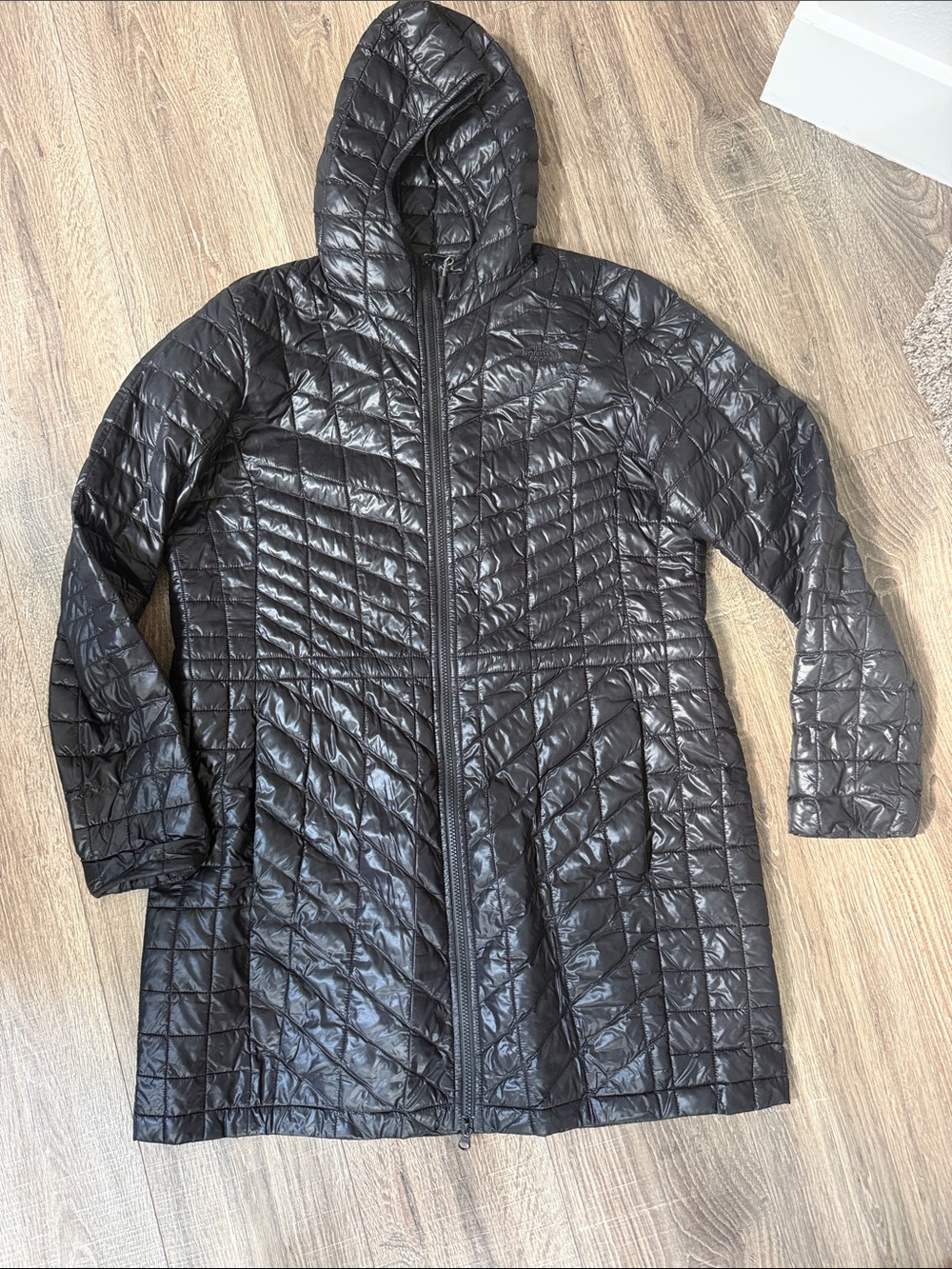 North FaceWomen's  Quilted Hooded Coat - Black